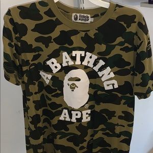 Bape Shirt Bathing Ape Camo